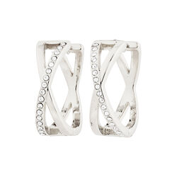 KIRA &Oslash;reringe, silver plated, Pilgrim