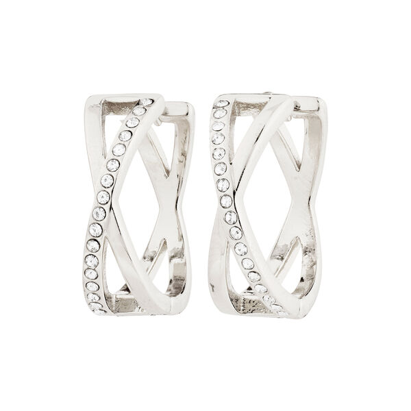 KIRA &Oslash;reringe, silver plated, Pilgrim