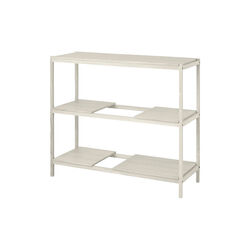 SUKOYA Wooden Shelf Small, white lacquered, Blomus