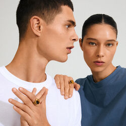 BETWEEN ring, guldbelagt, Pilgrim