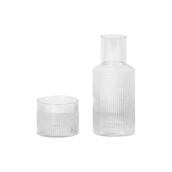 Ripple Carafe Set Small, ferm LIVING