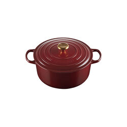 Signature rund gryde Ø 28 cm, garnet, Le Creuset