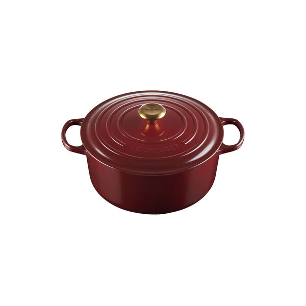 Signature rund gryde &Oslash; 28 cm, garnet, Le Creuset