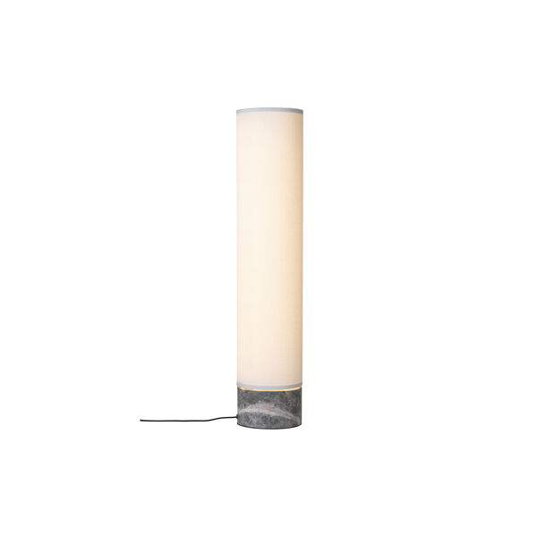 Unbound Floor Lamp, grey marble/white, GUBI