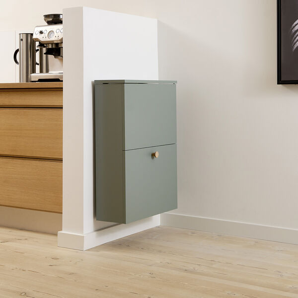 SORTED Standard Tall affaldssortering, reed green, DesignLife