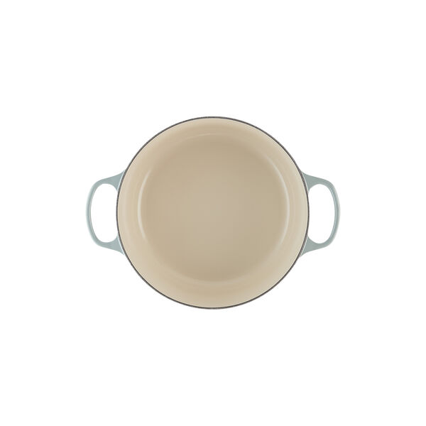 Signature rund st&oslash;bejernsgryde &Oslash; 28 cm, sea salt, Le Creuset