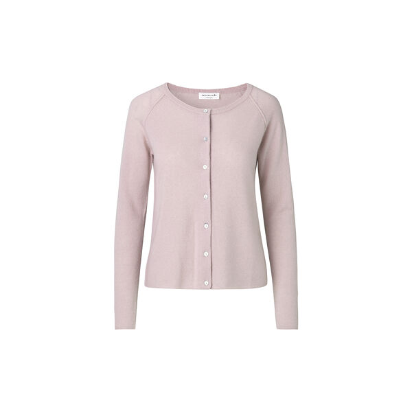Uld & kashmir cardigan, vintage powder, Rosemunde