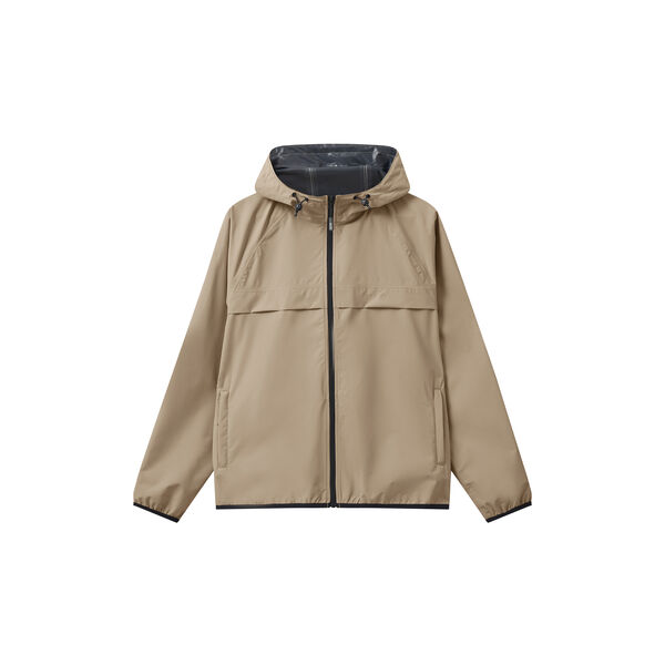 Rømø LW Rain Jacket Packable, warm grey, H2O Sportswear