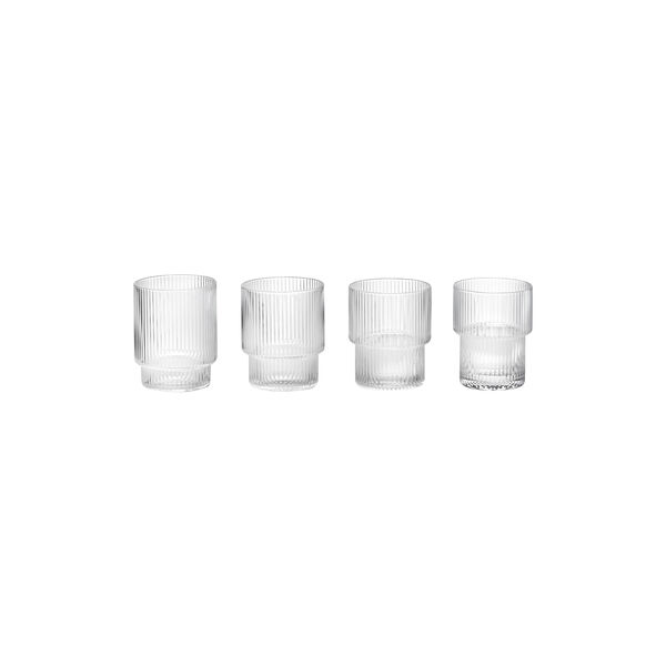Ripple Glasses 4 pcs, ferm LIVING