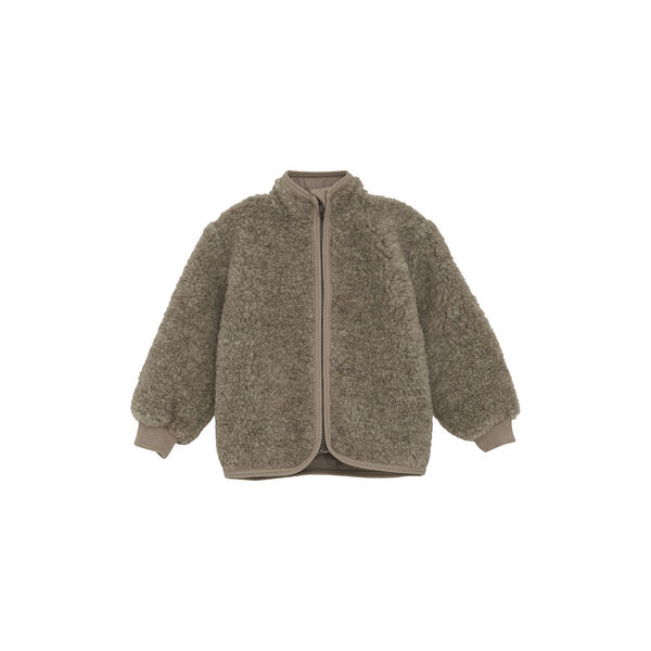 Jacket Wool Teddy with Lining, camel melange Jacket Wool Teddy with Lining, camel melange, HUTTEliHUT