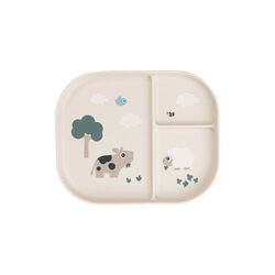 Tiny Farm foodie inddelt tallerken, sand, Done by Deer