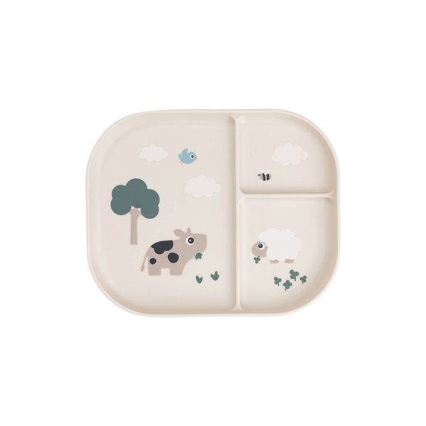 Tiny Farm foodie inddelt tallerken, sand, Done by Deer