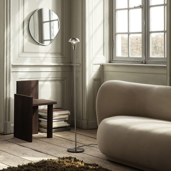 Pond Mirror Small, brass, ferm LIVING