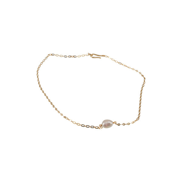 Solitary Tears Halsk&aelig;de, forgyldt, Stone Copenhagen