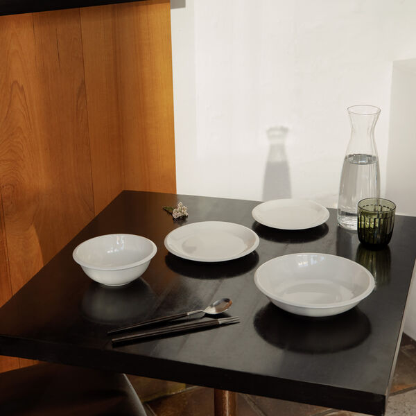 Raami tallerken, hvid, Iittala