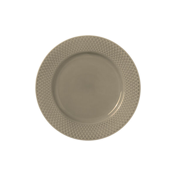 Rhombe Earth Frokosttallerken &Oslash; 23 cm, clay, Lyngby Porcel&aelig;n