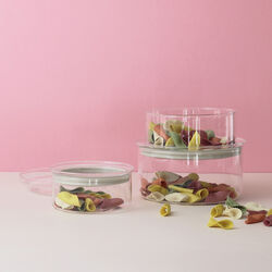 STORE-IT opbevaringsglas 1,2 L, light grey, RIG-TIG