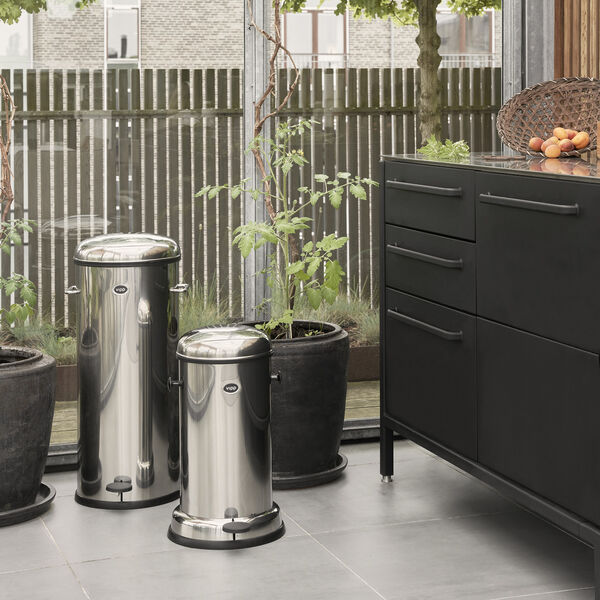 VIPP17 pedalspand, rustfrit stål, Vipp