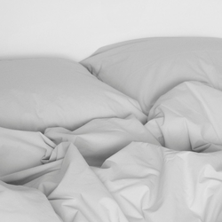 Percale sengesæt, lysegrå, Sekan