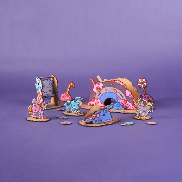 Unicorn trælegetøj | Slikland, Crateit