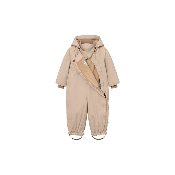 MATWISTI Fleece Lined Snowsuit, savannah tan, Mini A Ture
