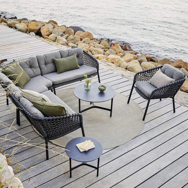 Ocean 2-pers. sofa, h&oslash;jremodul, Cane-line