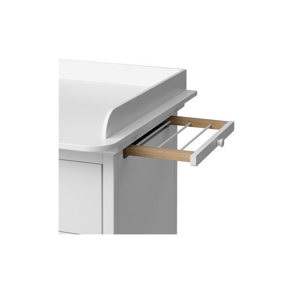 Seaside 2 udtr&aelig;k & vasket&oslash;jspose til Seaside kommode og puslekommode med 6 skuffer, Oliver Furniture