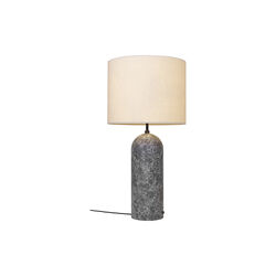 Gravity XL Floor Lamp, grey marble/canvas, GUBI