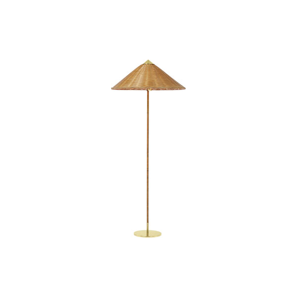 9602 Floor Lamp, wicker willow, GUBI