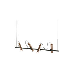 SPIRIT S1500 pendel, black/rose gold, LIGHT-POINT