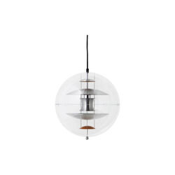 VP Globe pendel, brushed aluminium, Verpan