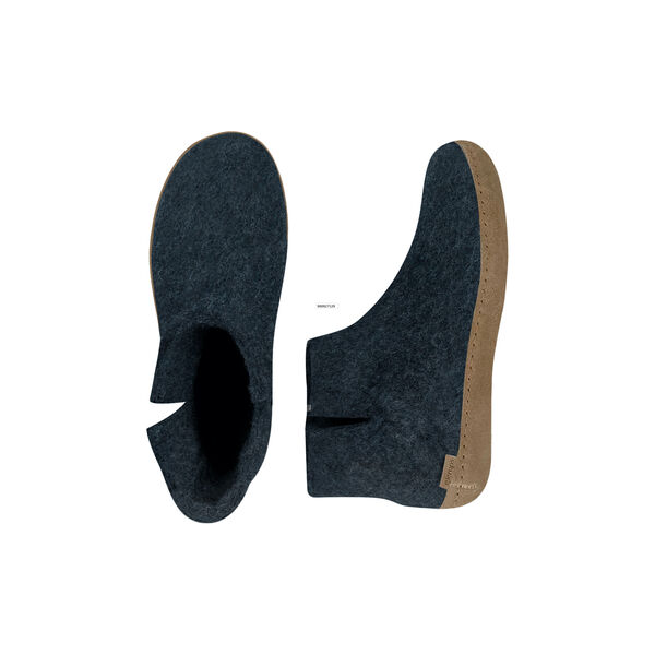 Filtankelstøvle, denim, Glerups
