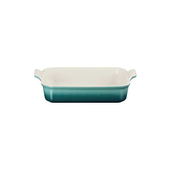 Heritage rektangul&aelig;rt fad 32 cm, bleu riviera, Le Creuset