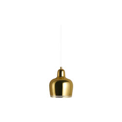 Pendant Light A330S “Golden Bell“, polished brass, Artek