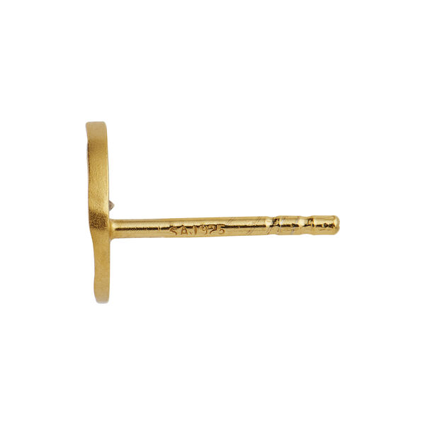 Petit Bella Moon Earring Single, gold, Stine A Jewelry