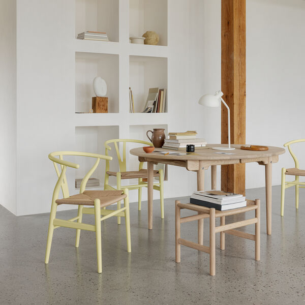 CH24 Y-stolen spisebordsstol, soft hollyhock, Carl Hansen & S&oslash;n