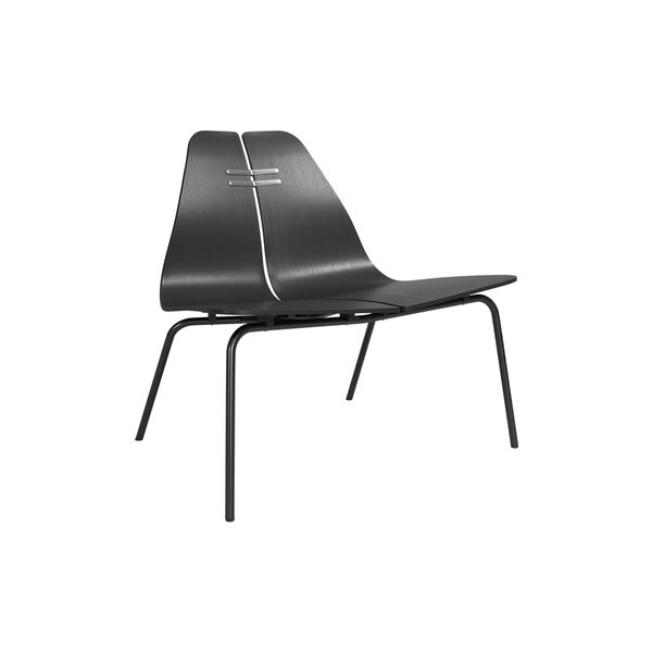 PK23&trade; loungestol, sortfarvet ask/sort, Fritz Hansen