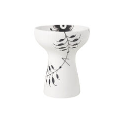 Sort Mega Riflet vase 19 cm, Royal Copenhagen