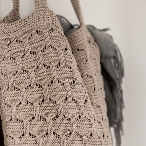 Strikket Net, husted violet Strikket Net, husted violet, By LOHN