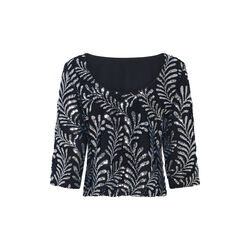 KumarahouBBIgnara blouse, dark blue silver, Bruuns Bazaar