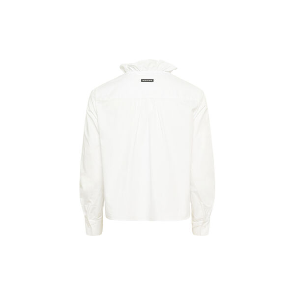 CAPELLAIW FRILL SHIRT, pure white, InWear