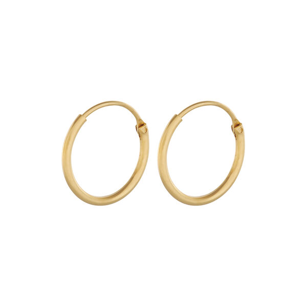 Tiny Plain hoop &oslash;reringe, guld, Pernille Corydon Jewellery