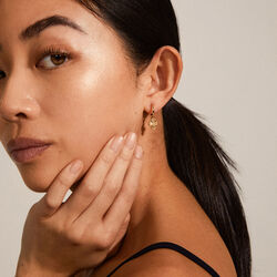 DAGMAR Huggie Øreringe, gold plated DAGMAR Huggie Øreringe, gold plated, Pilgrim