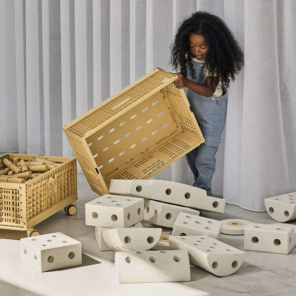 Opbevaringskasse, honey yellow, MODU