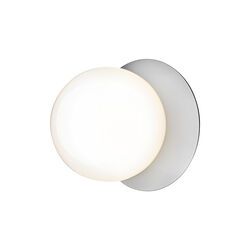 Liila 1 Medium Wall Lamp, light silver/opal, Nuura