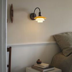PH 2/2 V&aelig;glampe Centenary Edition, amber/opal white, Louis Poulsen