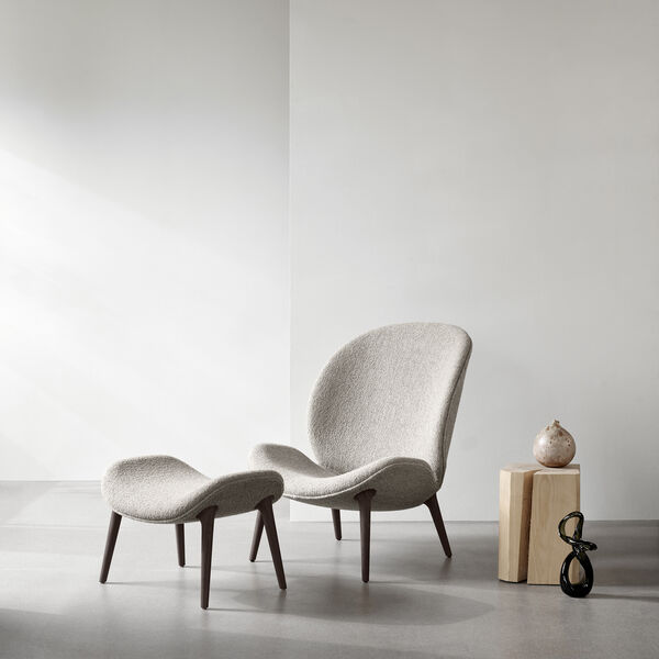 VIPP467 Lodge fodskammel, lysegr&aring;, Vipp