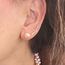 Ditte &Oslash;reringe, peach, Nuni Copenhagen