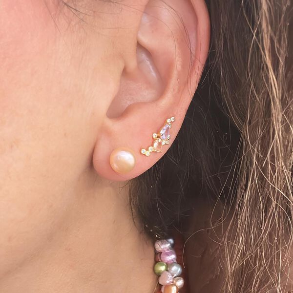 Ditte &Oslash;reringe, peach, Nuni Copenhagen