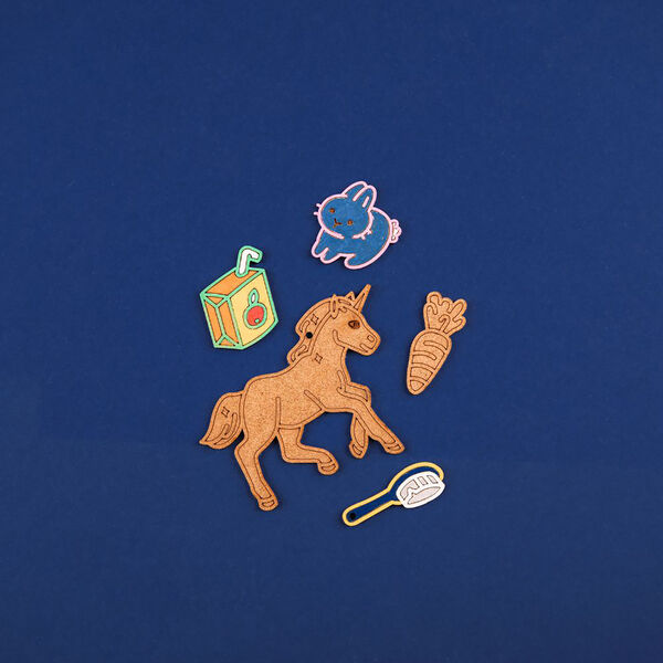 Unicorn trælegetøj | Juni, Crateit